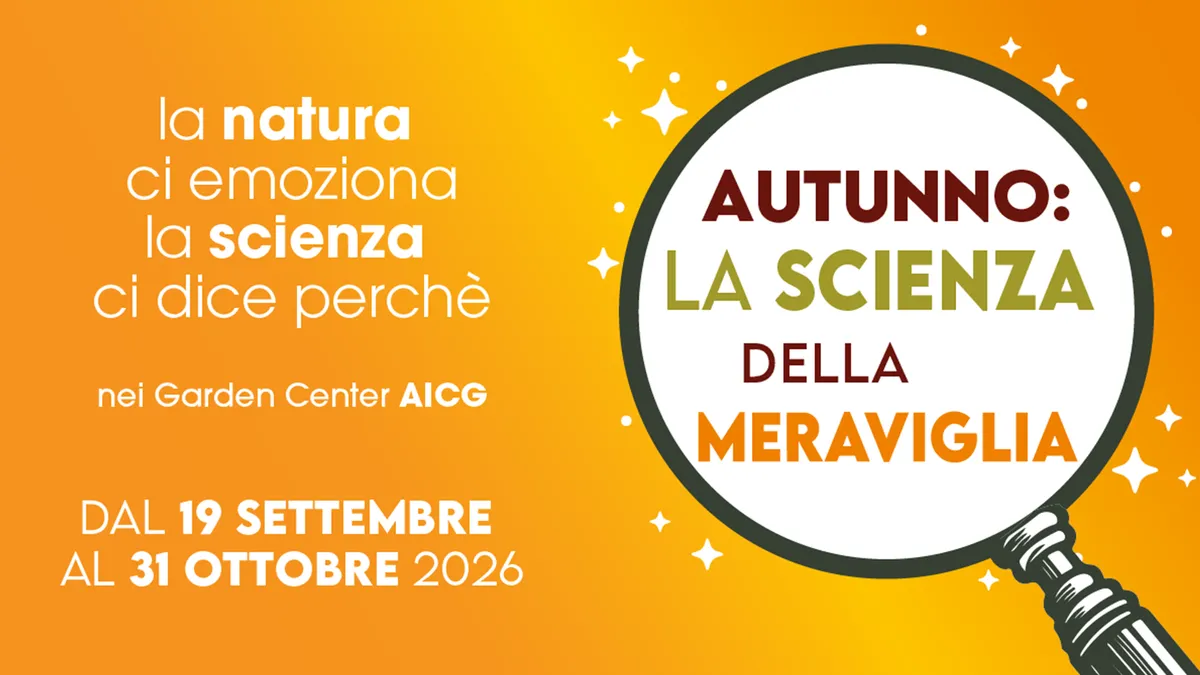Al via il Garden Festival d'Autunno 2026: "La Scienza della Meraviglia"